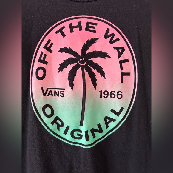 Vans Off The Wall Happy Palm Tree Tee - Picture 3 of 6